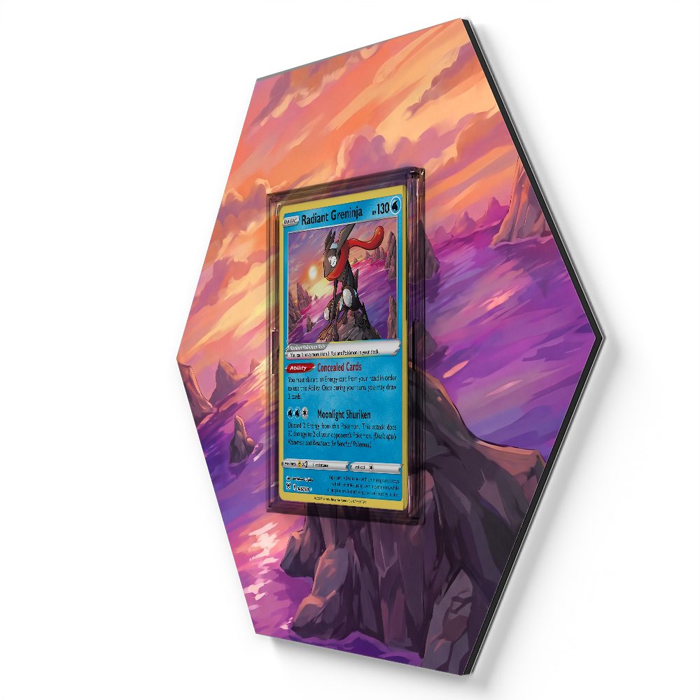 046/189 Radiant Greninja - Extended Artwork Pokemon Card Display