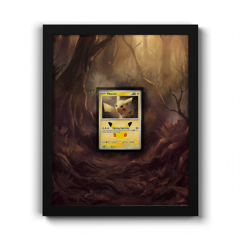 049/128 Pikachu - Extended Artwork Pokemon Card Frame