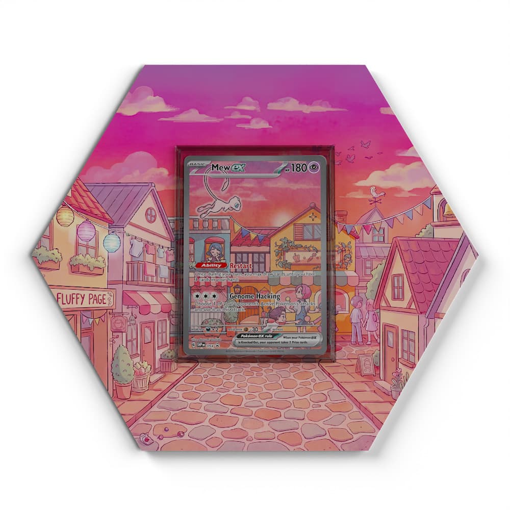 053 Mew EX - Extended Artwork Pokemon Card Display