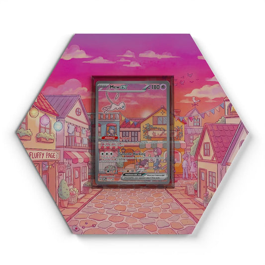 053 Mew EX - Extended Artwork Pokemon Card Display