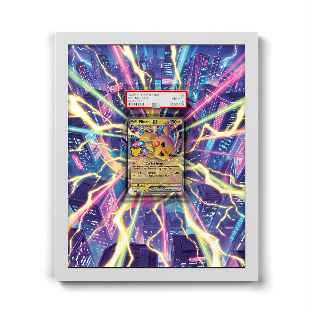 054/128 Pikachu ex - Extended Artwork Pokemon Card Frame