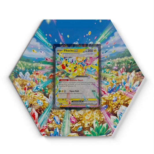 057 Pikachu EX - Extended Artwork Pokemon Card Display