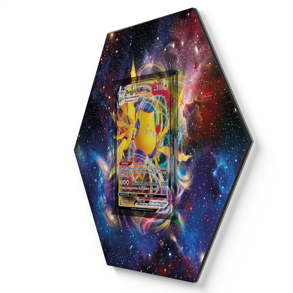 058/195 Regieleki VMAX - Extended Artwork Pokemon Card Display