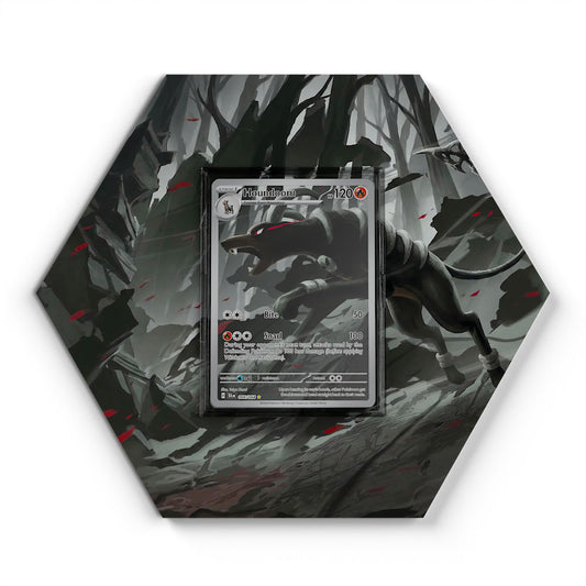066/164 Houndoom - Extended Artwork Pokemon Card Display
