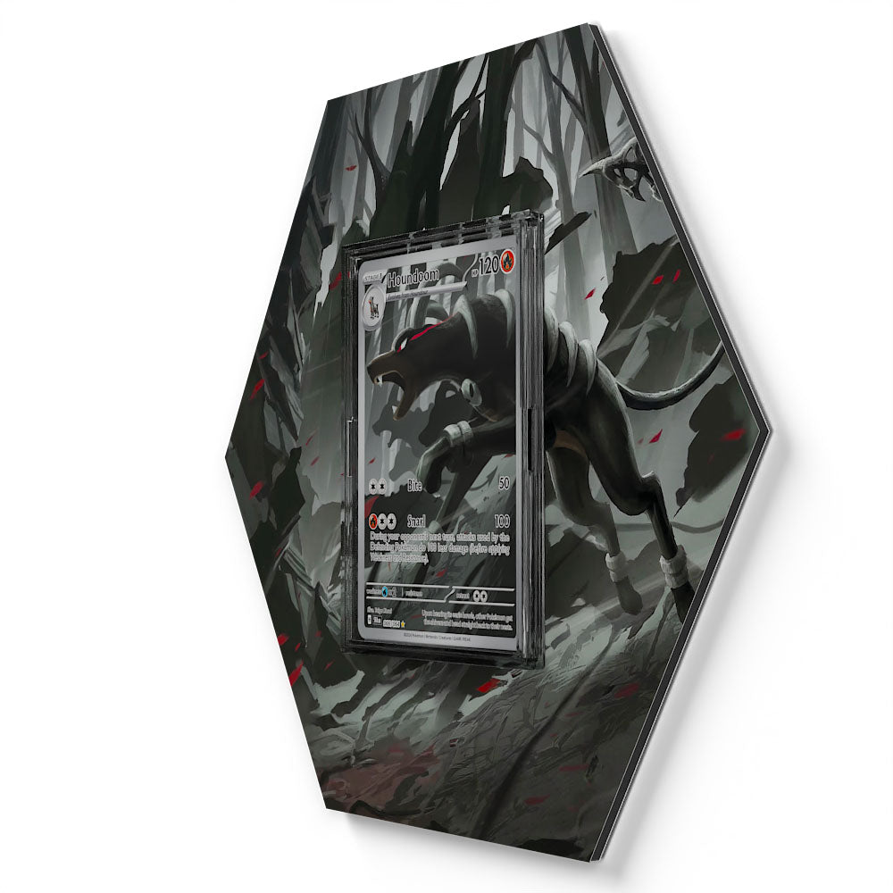 066/064 Houndoom - Extended Artwork Pokemon Card Display