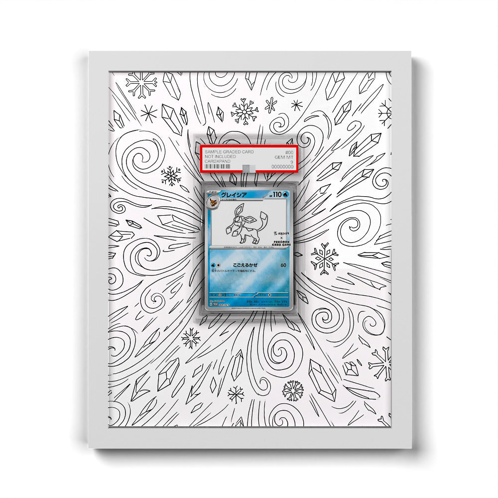 067/SV-P Glaceon - Extended Artwork Trading Card Frame