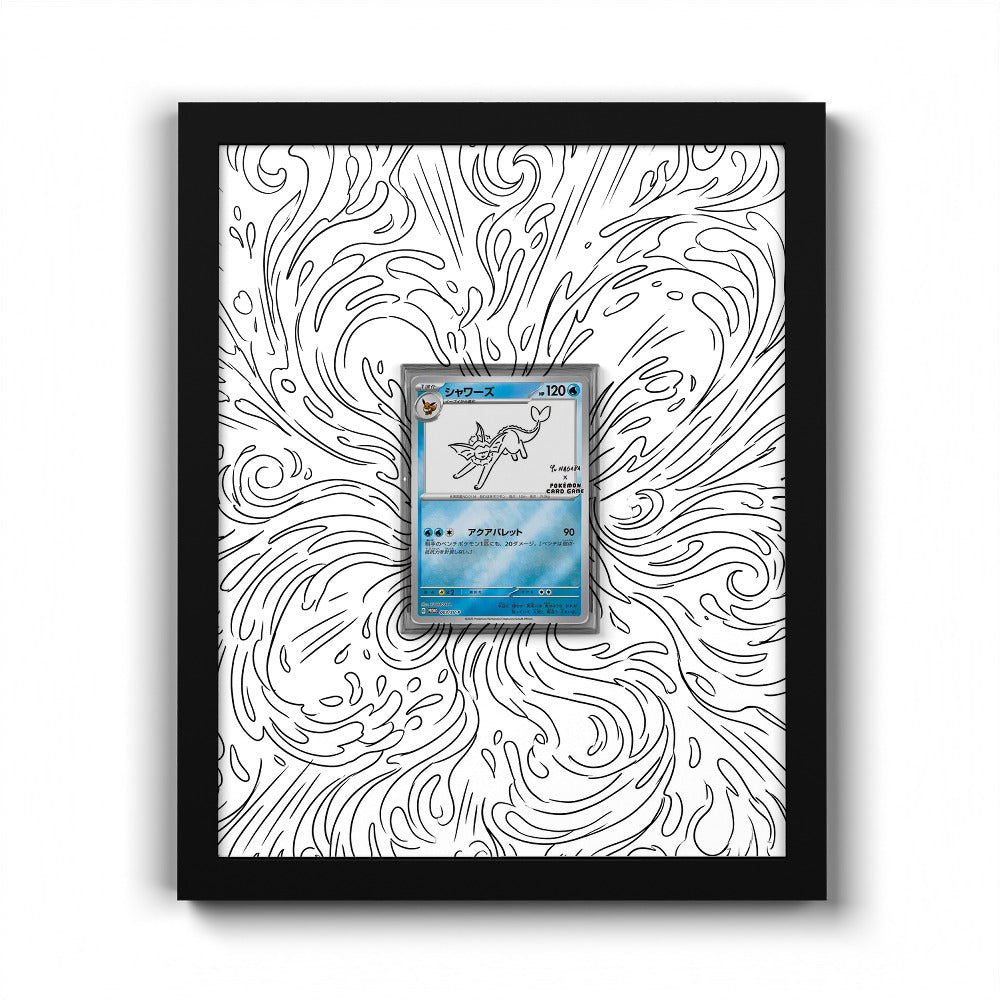 069/SV-P Vaporeon - Extended Artwork Trading Card Frame