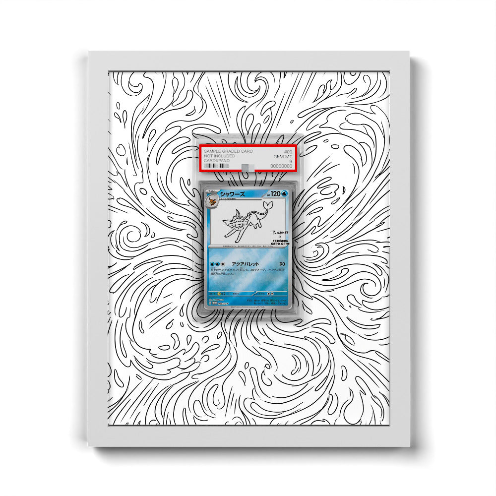 069/SV-P Vaporeon - Extended Artwork Trading Card Frame