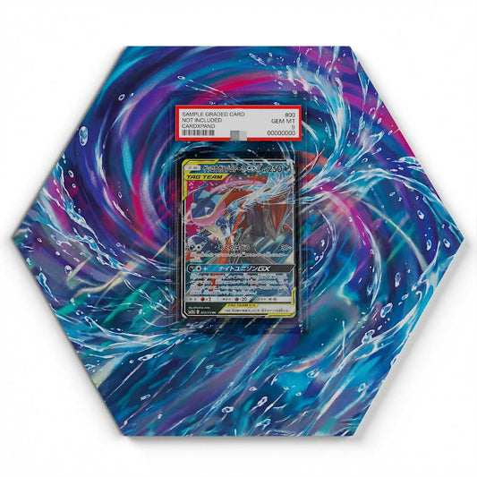 072/173 Greninja & Zoroark Tag Team GX - Extended Artwork Pokemon Card Display