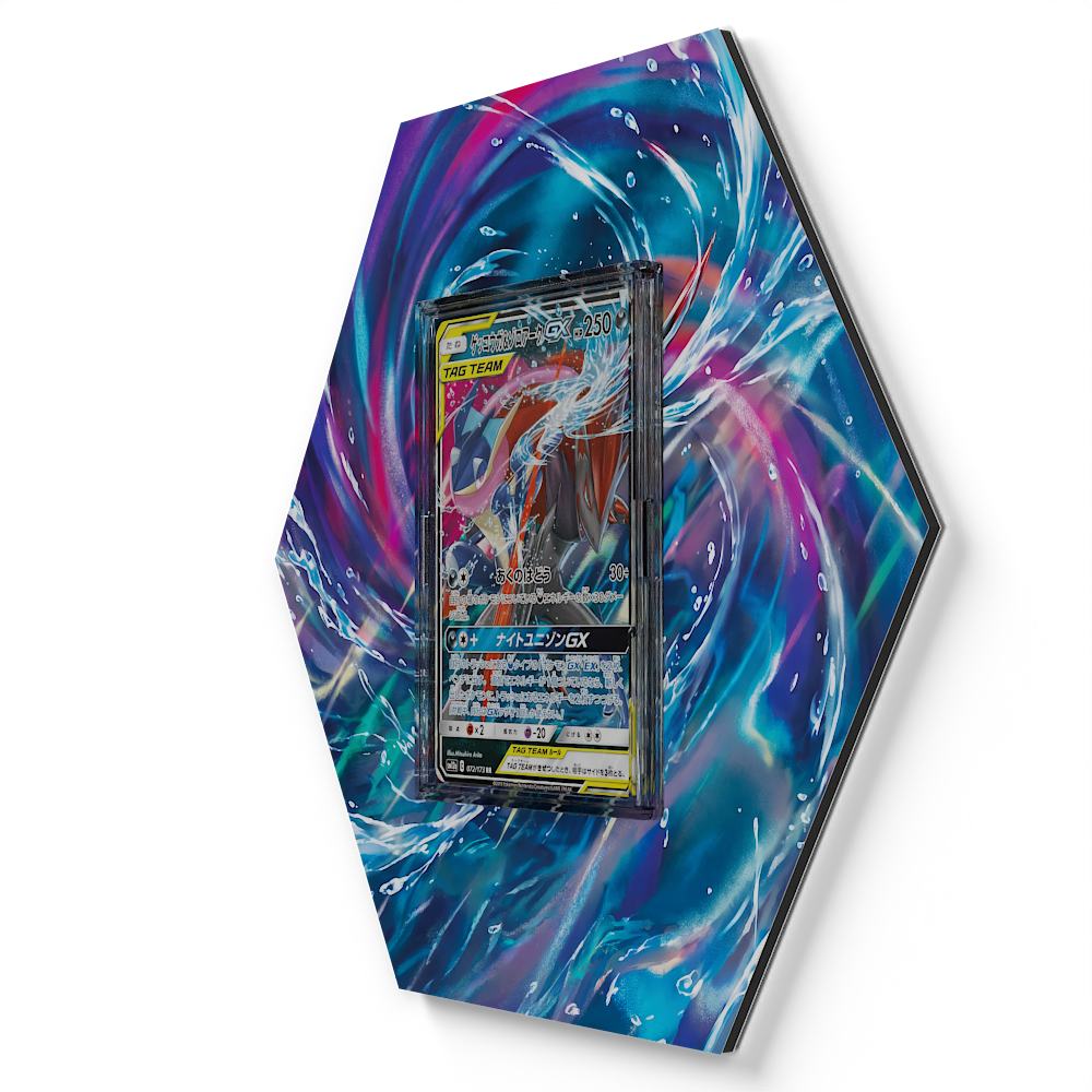 072/173 Greninja & Zoroark Tag Team GX - Extended Artwork Pokemon Card Display