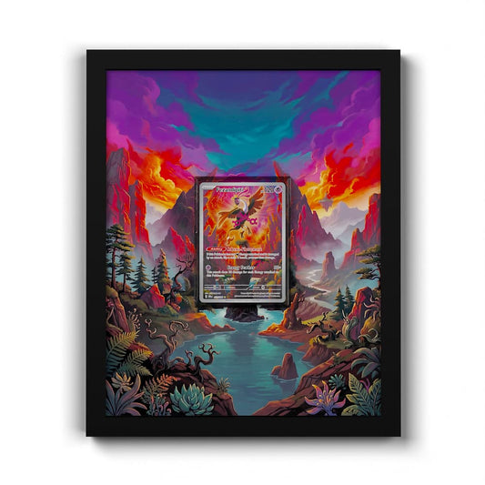073 Ferzandipiti - Extended Artwork Framed Pokemon Card Display