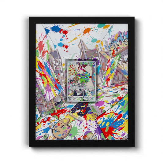 073/068 Smeargle - Extended Artwork Framed Pokemon Card Display
