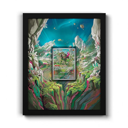 074 Okidogi - Extended Artwork Framed Pokemon Card Display