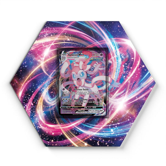 075/203 Sylveon VMAX - Extended Artwork Pokemon Card Display