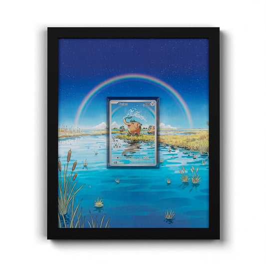 076 Cufant - Extended Artwork Framed Pokemon Card Display