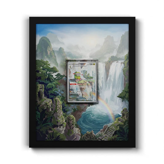 077 Fraxure - Extended Artwork Framed Pokemon Card Display