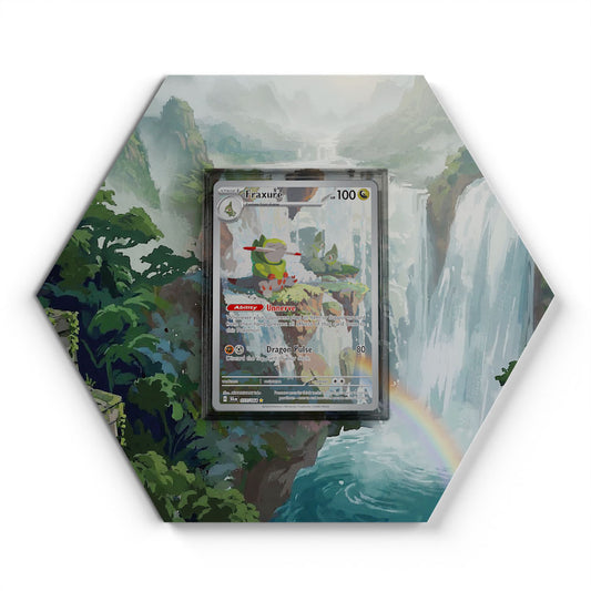077/064 Fraxure - Extended Artwork Pokemon Card Display