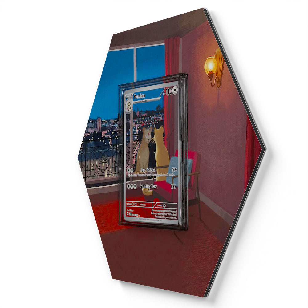 078/064 Persian - Extended Artwork Pokemon Card Display