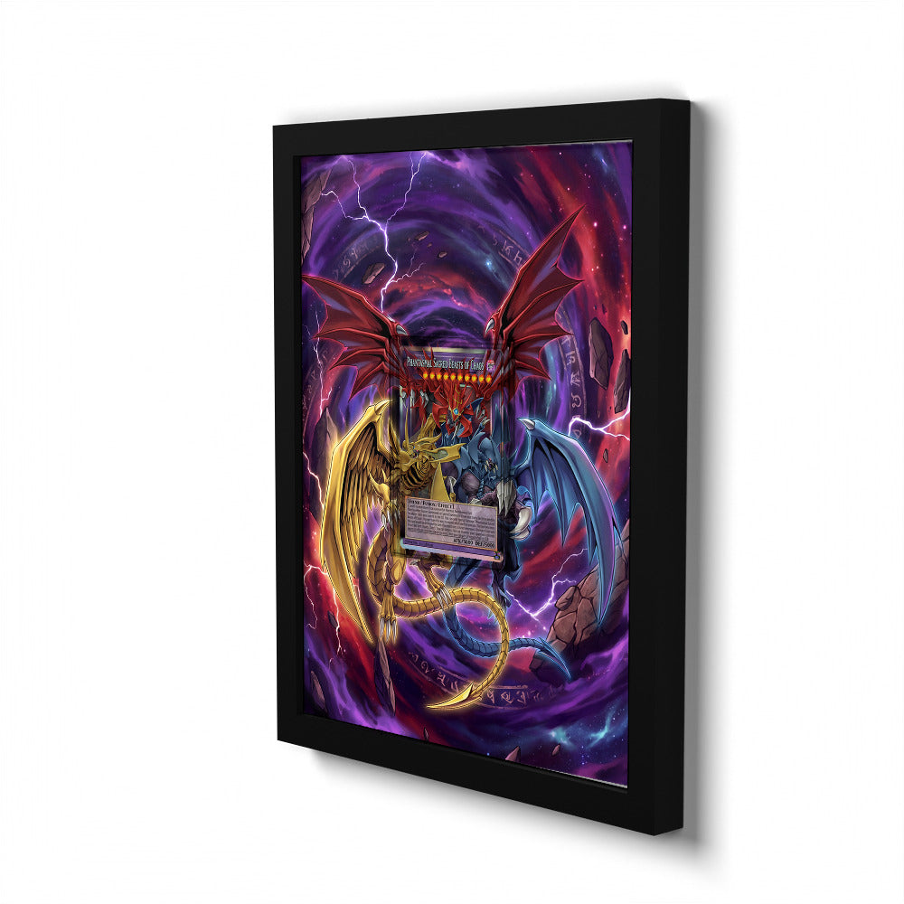 07894706 The Chaotic Phantasmal Sacred Beasts - Extended Artwork Yu-Gi-Oh Card Frame