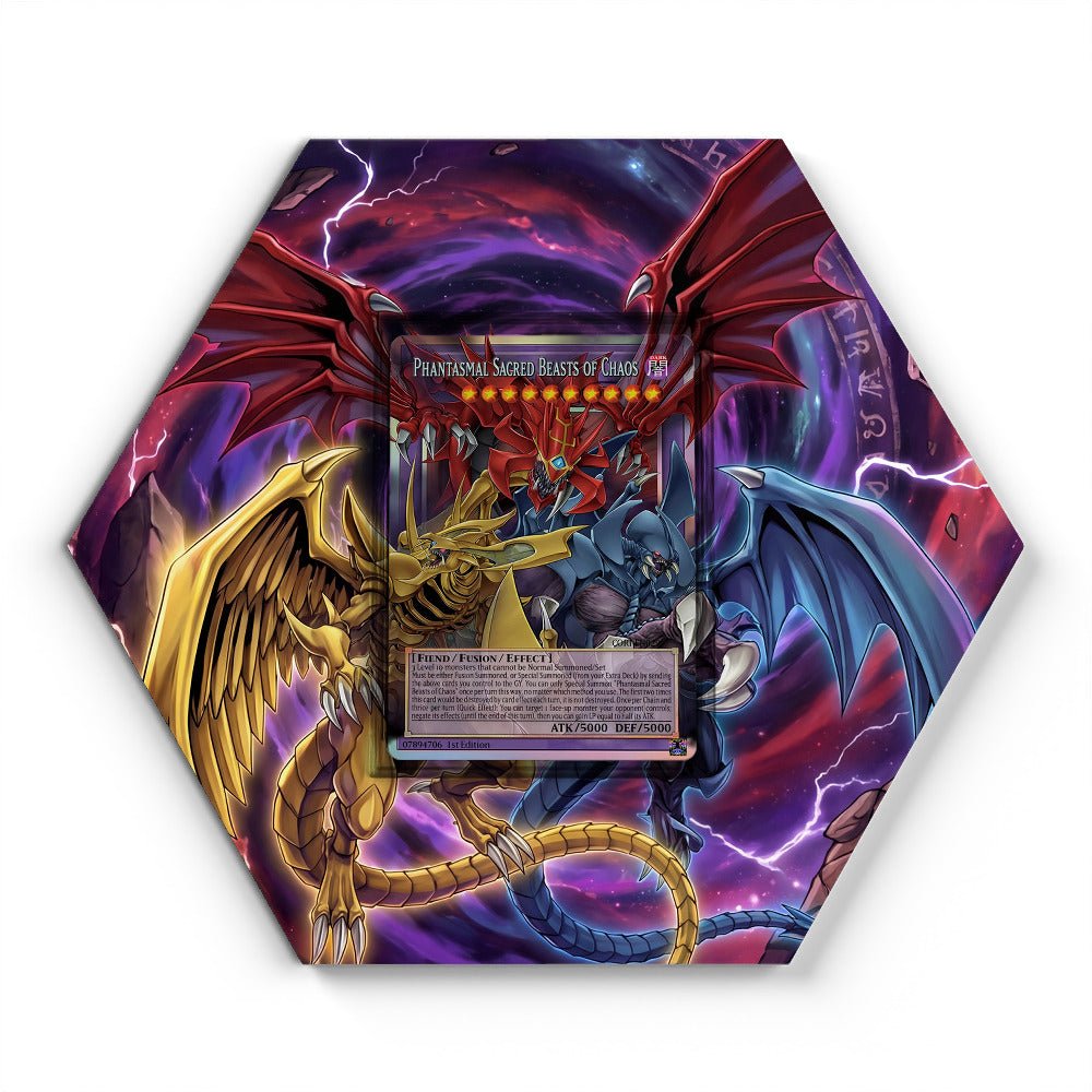 07894706 The Chaotic Phantasmal Sacred Beasts - Extended Artwork Yu-Gi-Oh Card Display