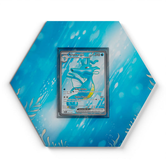 080/164 Kingdra EX - Extended Artwork Pokemon Card Display