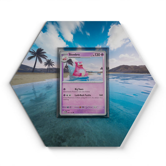 080/165 Slowbro  - Extended Artwork Pokemon Card Display