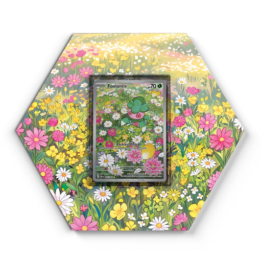 085/084 Fomantis - Extended Artwork Pokemon Card Display