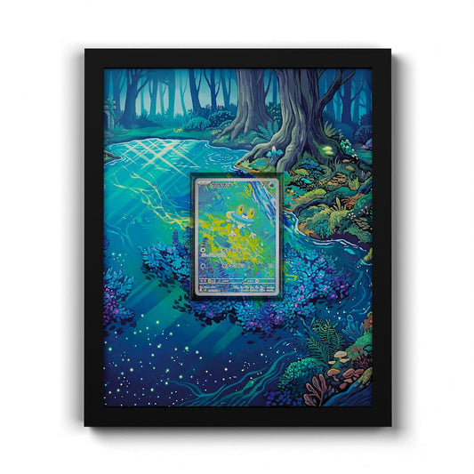 086/083 Froakie - Extended Artwork Framed Pokemon Card Display
