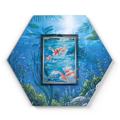 087/084 Goldeen - Extended Artwork Pokemon Card Display
