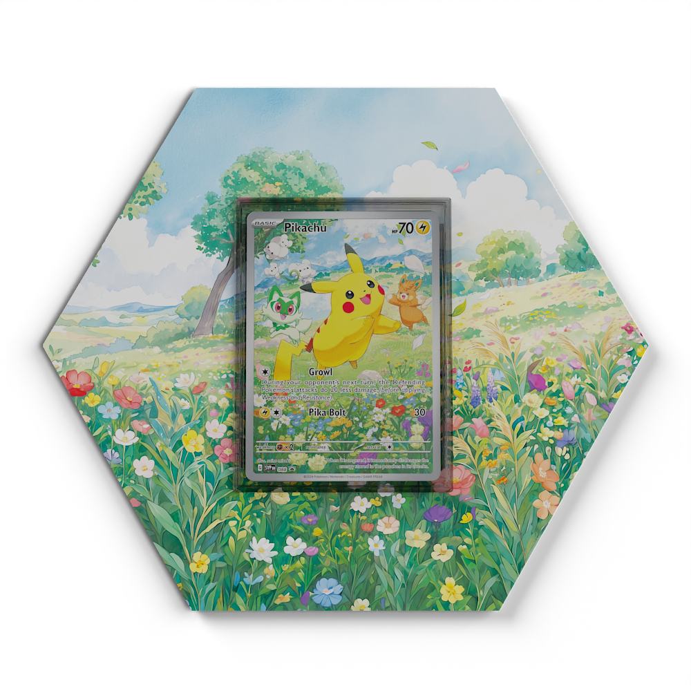 088 Pikachu - Extended Artwork Pokemon Card Display