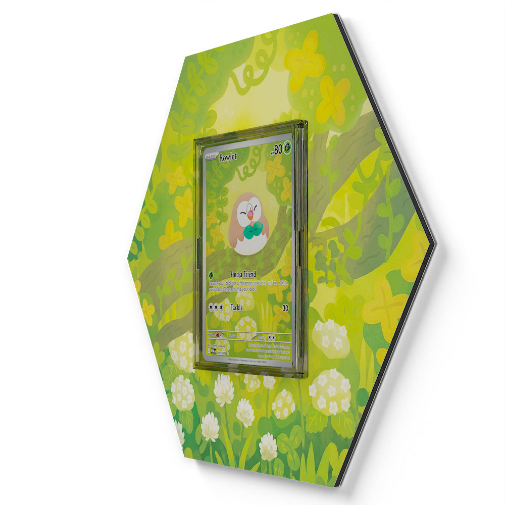 090/088 Rowlet - Extended Artwork Pokemon Card Display