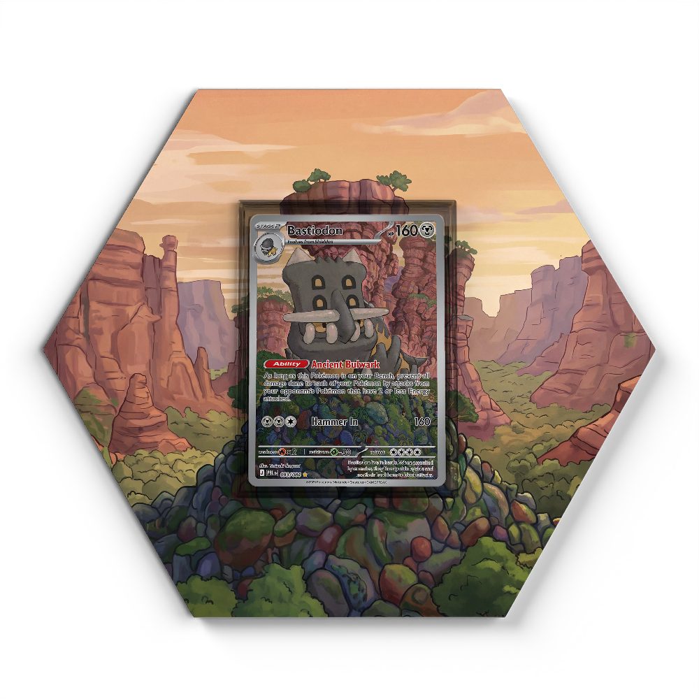 093/084 Bastiodon - Extended Artwork Pokemon Card Display
