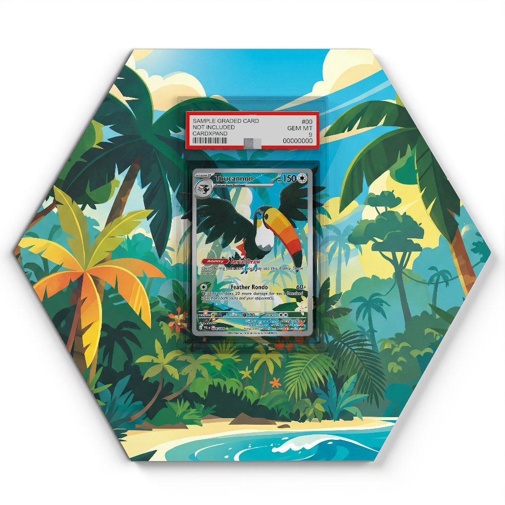 094/084 Toucannon - Extended Artwork Pokemon Card Display