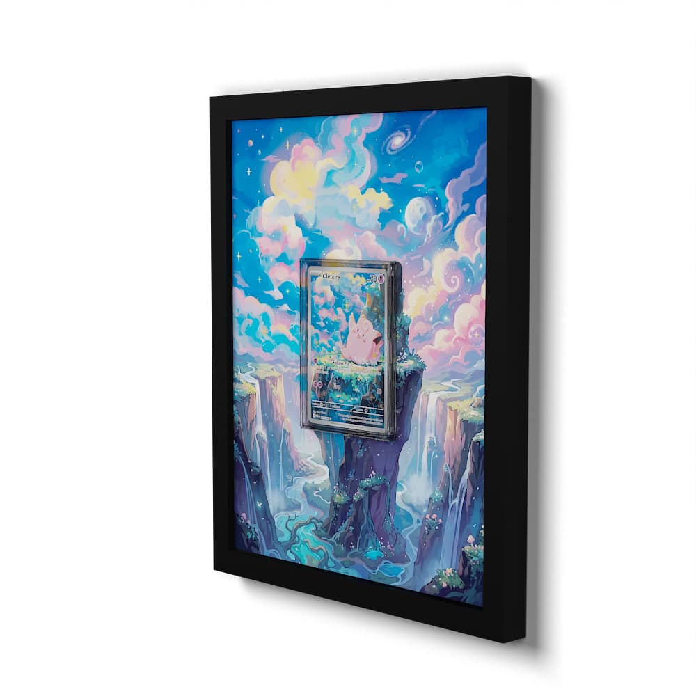 094 Clefairy - Extended Artwork Framed Pokemon Card Display