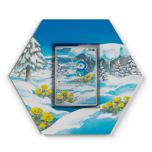 098/094 Piplup - Extended Artwork Pokemon Card Display