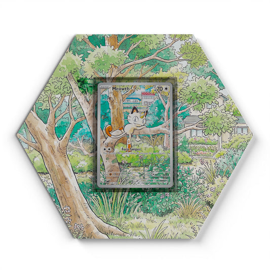106/094 Meowth - Extended Artwork Pokemon Card Display