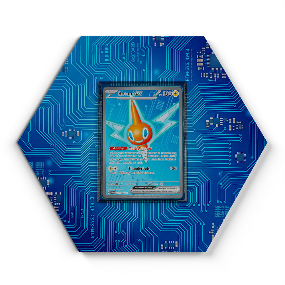111/094 Rotom EX - Extended Artwork Pokemon Card Display
