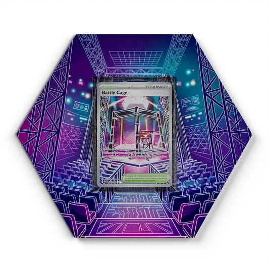 116/094 Battle Cage - Extended Artwork Pokemon Card Display