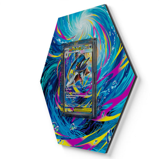 127/094 Mega Sharpedo EX - Extended Artwork Pokemon Card Display