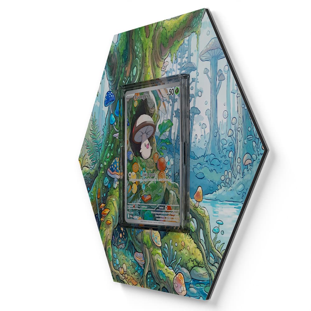 095/086 Foongus - Extended Artwork Pokemon Card Display
