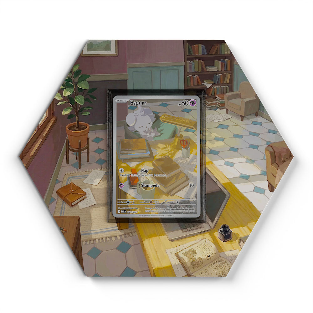 095/088 Espurr - Extended Artwork Pokemon Card Display