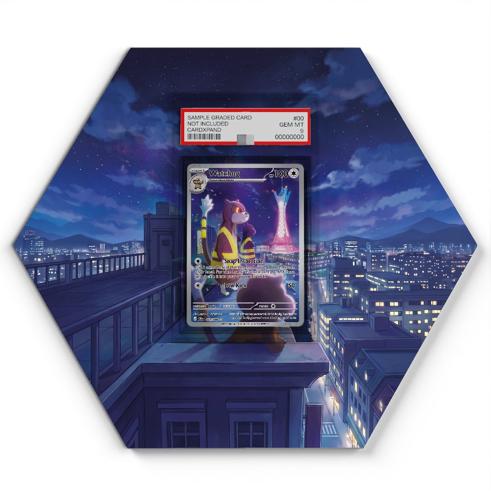 097/086 Watchog - Extended Artwork Pokemon Card Display
