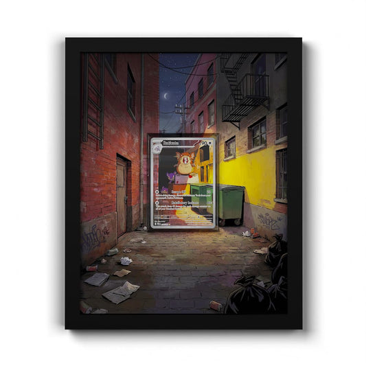 099 Raticate - Extended Artwork Framed Pokemon Card Display