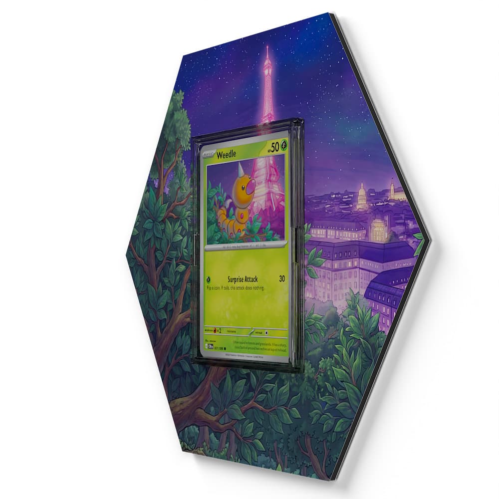 1/086 Weedle - Extended Artwork Pokemon Card Display