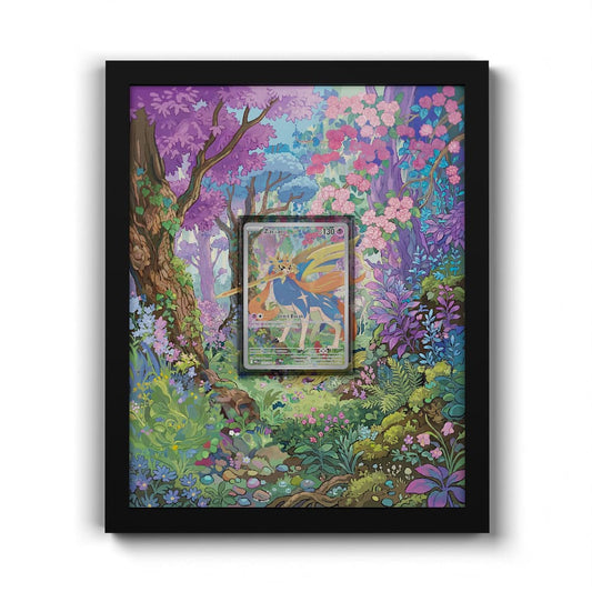 100 Zacian - Extended Artwork Framed Pokemon Card Display