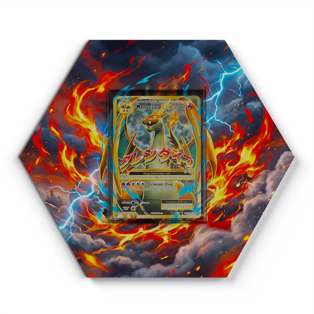 101/108 M Charizard EX - Extended Artwork Pokemon Card Display