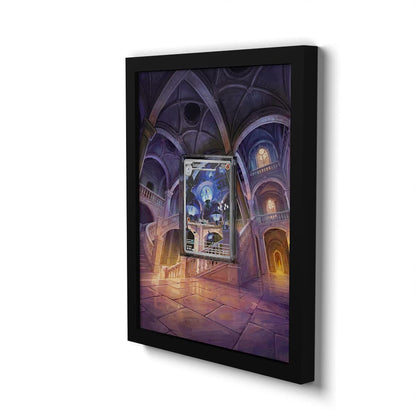 102/086 Lampent - Extended Artwork Framed Pokemon Card Display