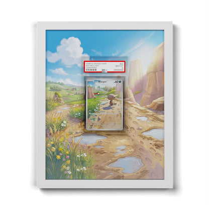 102 Paldean Wooper - Extended Artwork Framed Pokemon Card Display