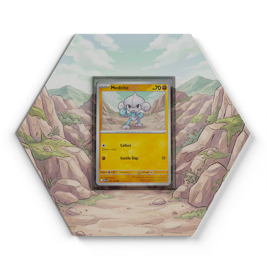 103/217 Meditite - Extended Artwork Pokemon Card Display