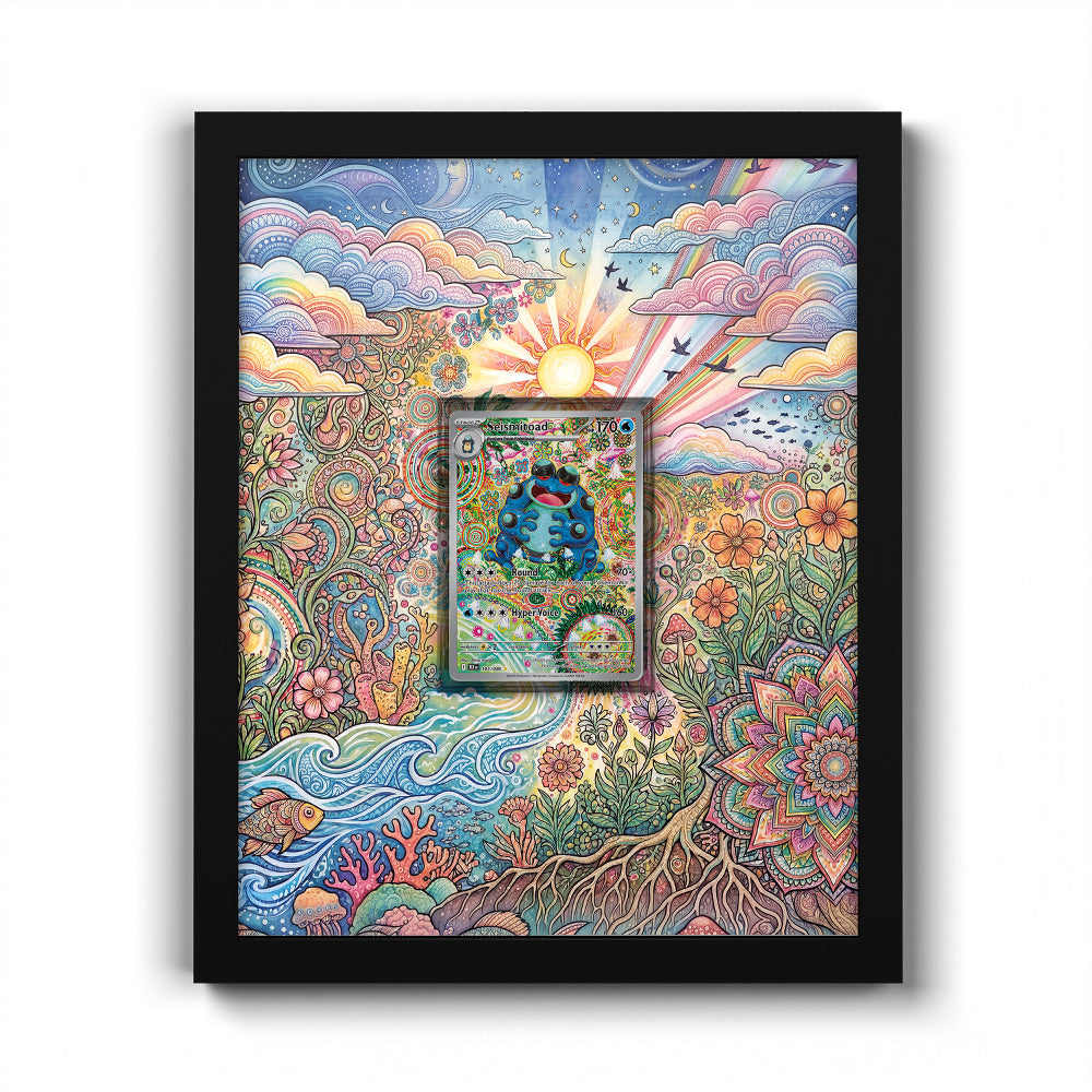 105/086 Seismitoad - Extended Artwork Pokemon Card Frame